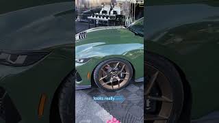 Olive Green Mustang  Bronze Wheels  Perfect Combo semashow [upl. by Klotz]