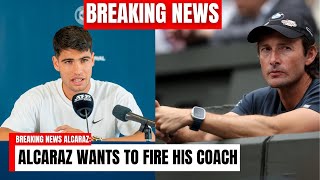 BREAKING ALCARAZ THREATENS TO FIRE COACH AT LAVER CUP [upl. by Edee965]