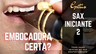 Iniciante no Saxofone Embocadura certa no Saxofone  Sax Beginners  landersax ◡ [upl. by Lap]