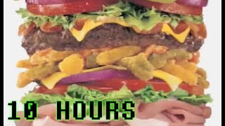 Hamburger Cheeseburger Big Mac Whopper 10 Hours [upl. by Curkell]