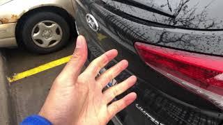 Hyundai Tucson – How to open trunk from the outside [upl. by Dorolice909]