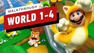 Super Mario 3D World Walkthrough  World 14 Plessies Plunging Falls [upl. by Eelytsirk]