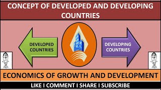 Concept of Developed and Developing Countries [upl. by Thanh]