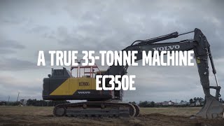 Volvo EC350E crawler excavator a true 35tonne machine [upl. by Anirbas]