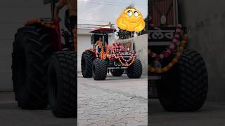 top 3🥶 tractor 🚜 Tractor s use in wedding 👰 💍🤵 Mahindra 555 Tractor john deere 5050 d swaraj 855 [upl. by Riggall549]