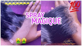 COMMENT CUSTOMISER SA LACE FRONTALE  DIY SPRAY TEINTÉ [upl. by Gen]