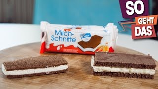 MILCHSCHNITTE einfach und BESSER selber machen [upl. by Ettigdirb]