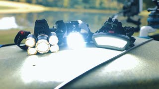 Night Fishing With The BEST Headlamp Ever Ultra Lumens Headlamp Review [upl. by Ahsiekrats]