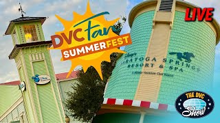 DVC Fan SummerFest  LIVE From Disneys Saratoga Springs [upl. by Tedder431]