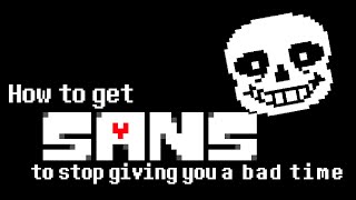 Undertale  Sans Fight Strategies and Tips [upl. by Macintosh]