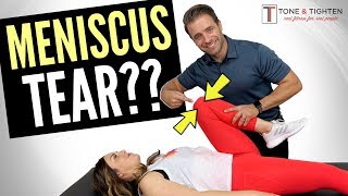 Do I Have A Meniscus Tear  Knee Tests You Can Do At Home [upl. by Eden518]