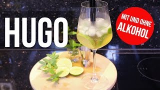 HUGO ♡ Aus selbst gemachten Holunderblütensirup ♡ Quick and Easy [upl. by Abehsile]