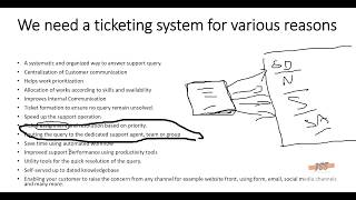 IT Support Ticketing System Training Lecture 1 [upl. by Wicks]