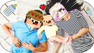 ¡MI NOVIA Y YO TENEMOS UN HIJO 🍼💘 ¡AMOR EN MINECRAFT 💑 [upl. by Mathre]