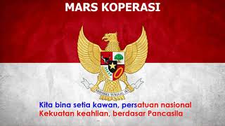 Mars Koperasi dengan Lirik [upl. by Trueman]