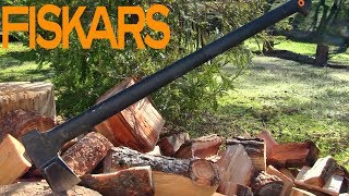 Fiskars X27 Super Splitting Axe 36 Inch [upl. by Euqinamod]