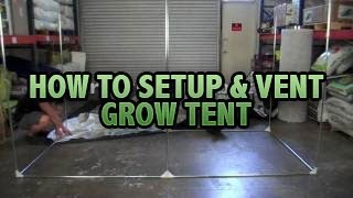 GROW TENT PACKAGES  HOW TO SETUP amp VENT  MONSTER GARDENS  Grow Room Setup [upl. by Akcimat]