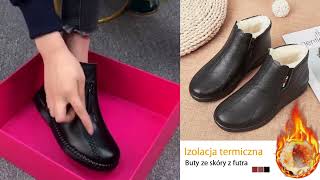 👢Ciepłe buty antypoślizgowe damskie [upl. by Khalid]