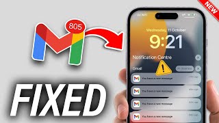 Fix Gmail notification not working iphone  Full Guide [upl. by Edyaj]