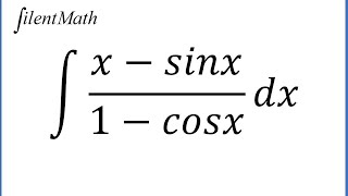 Integral of xsinx1cosx by part [upl. by Nisse]