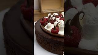 La mejor receta de tarta de chocolate 🍫 shorts chocolate recetas tarta Cacaofitfoodie [upl. by Ahsatel607]