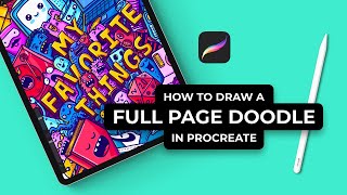 How To Draw A Full Page Doodle In Procreate A Beginner’s Guide [upl. by Egide65]