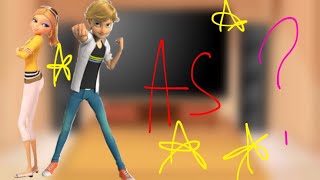 MLB reacts to Adrien and Chloe  Gacha club [upl. by Yeldua]