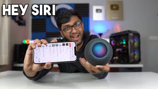 APPLE HOMEPOD MINI UNBOXING AND REVIEW IN HINDI [upl. by Olenolin389]