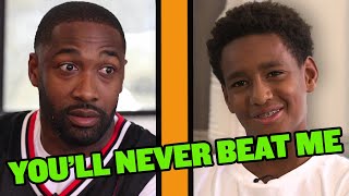 FatherSon Interview Gilbert Arenas Talks Trash to Son Alijah Arenas [upl. by Hewet]