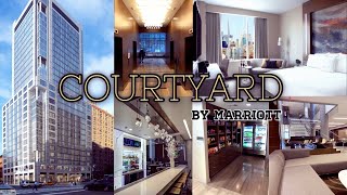 Courtyard by Marriott in New York ManhattanMidtown West 🍎Review🗽 [upl. by Auqinet813]