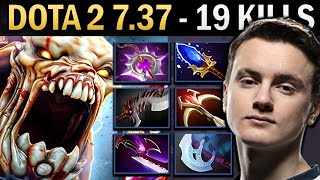 Lifestealer Gameplay Miracle with 19 Kills and Silveredge  Dota 738 [upl. by Adyam]