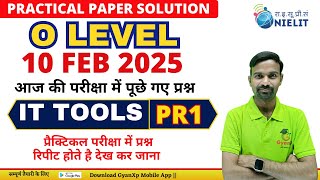 10 FEB Practical Paper Solution IT Tools PR1  M1R51  O Level JAN 2025 [upl. by Gallagher397]