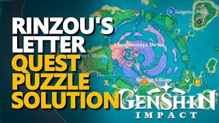 Rinzous Letter Genshin Impact Puzzle [upl. by Juan]