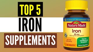 Best Iron Supplements 2024  Top 5 Iron Pills To Buy Right Now [upl. by Anirtek901]