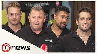 All Blacks return home with World Cup pain still stinging  1News [upl. by Packston]