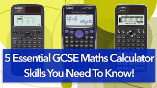 5 Essential GCSE Maths Calculator Skills You Need To Know  Casio Calculator [upl. by Atteuqcaj934]