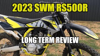 2023 SWM RS500R  RE500R Long Term Review [upl. by Uzia]