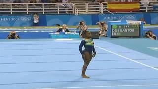 Daiane dos Santos Qual FX Athens Olympics 2004 HD [upl. by Muffin]