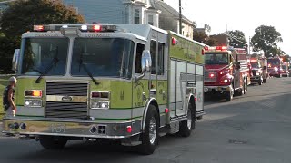 Coaldale Fire Company Lights amp Sirens Fire Truck Parade 2019 [upl. by Cimbura]