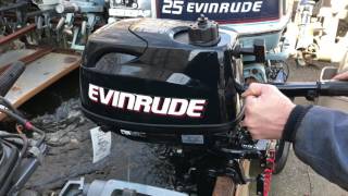 2012 Evinrude 4hp 4Sroke outboard [upl. by Madelene]