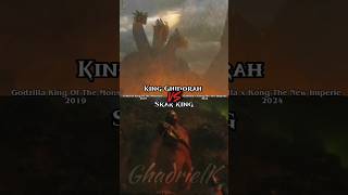 King Ghidorah VS Skar King ghadrielkeditmonsterverseghidorahvsskarkingxd [upl. by Cai]