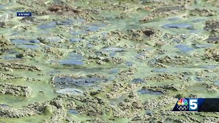 Aeration system at Lake Carmi being removed after found to worsen cyanobacteria blooms [upl. by Nahgeem]