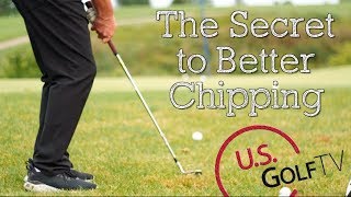 The Secret Move That Quickly Improves Chipping GOLF CHIPPING DRILLS [upl. by Eugatnom177]