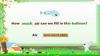 Learn Grade 3  English Grammar  Countable and Uncountable [upl. by Hinkle]