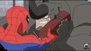 Spectacular SpiderMan  SpiderMan vs Rhino [upl. by Benenson43]