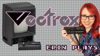 VECTREX Console and Games  Erin Plays [upl. by Obe]