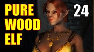 Skyrim PURE WOOD ELF BUILD Walkthrough Part 24  Ill Met By Moonlight Saviors Hide Armor [upl. by Poler]