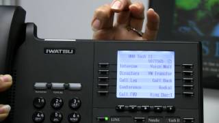 How to use the Directory feature on an iwatsu Phone System by Tech II [upl. by Enyr260]