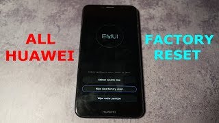 Hard Reset Factory Reset  All Huawei phones with Android 80 Mate Honor P10 P10 Lite [upl. by Merril977]