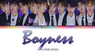 PRODUCE X 101 – Boyness 소년미 少年美 HANROMINDO Color Coded Lyrics가사 [upl. by Teiluj]